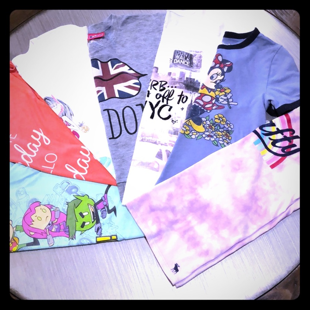 ❌❌SOLD❌❌ Youth Girl’s T-shirt Bundle 🌹7 tees